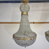 Antique Style, French Empire Style Chandelier 90cm with Ribbon Design.