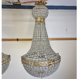Antique Style, French Empire Style Chandelier 90cm with Ribbon Design.