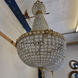 Antique Style, French Empire Style Chandelier 90cm with Ribbon Design.