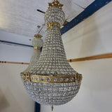 Antique Style, French Empire Style Chandelier 90cm with Ribbon Design.