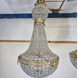 Antique Style, French Empire Style Chandelier 90cm with Ribbon Design.