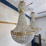 Antique Style, French Empire Style Chandelier 90cm with Ribbon Design.