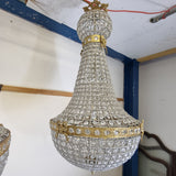 Antique Style, French Empire Style Chandelier 90cm with Ribbon Design.