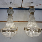 Antique Style, French Empire Style Chandelier 90cm with Ribbon Design.