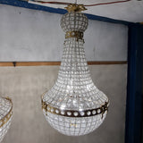 Antique Style, French Empire Style Chandelier 90cm with Ribbon Design.