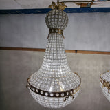 Antique Style, French Empire Style Chandelier 90cm with Ribbon Design.