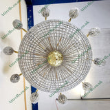 5 ft Antique Style French Empire Style 10 Branch Chandelier