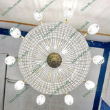 5 ft Antique Style French Empire Style 10 Branch Chandelier