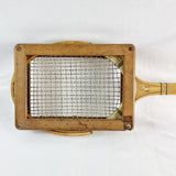 Vintage Early 20th Century Lawn Tennis Racket.