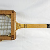 Vintage Early 20th Century Lawn Tennis Racket.