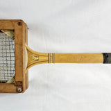 Vintage Early 20th Century Lawn Tennis Racket.