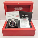 Limited Edition Citizen Eco-Drive WR 100 H500 Chronograph  Wristwatch in Red Arrow Box