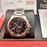 Limited Edition Citizen Eco-Drive WR 100 H500 Chronograph  Wristwatch in Red Arrow Box