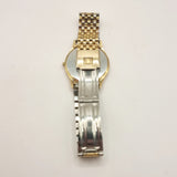 Omega Seamaster Quartz Wristwatch Gold Plated Date 1987