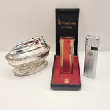 Three Vintage Lighters. Ronson, Rowenia, and Kingsway.