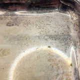 Silver Plated Dish, Signed by King Juan Carlos and Sofia, Spanish Royals. Autograph