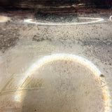 Silver Plated Dish, Signed by King Juan Carlos and Sofia, Spanish Royals. Autograph