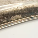 Silver Plated Dish, Signed by King Juan Carlos and Sofia, Spanish Royals. Autograph
