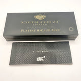 4810 14K Gold Nib Mont Blanc Meisterstuck M Fountain Pen Gifted By Scottish Courage