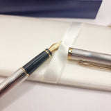 18K 750 Gold Nib Waterman Fountain Pen in Original Box.