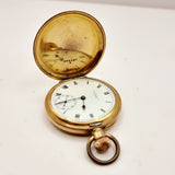 Antique Thomas Russell and Sons, Liverpool Gold Plated Pocket, Fob Watch