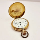 Antique Thomas Russell and Sons, Liverpool Gold Plated Pocket, Fob Watch
