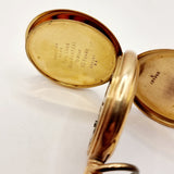 Antique Thomas Russell and Sons, Liverpool Gold Plated Pocket, Fob Watch
