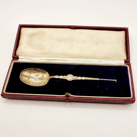 Baker Brothers Silver Coronation Spoon Birmingham 1936