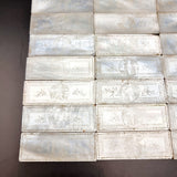 19th Century Antique Mother of Pearl Chinese Gaming Counter in Amboyna Burr Veneer Box.