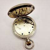 Antique Goliath Pocket Watch, in Silver Mounted Travel case/ Stand.