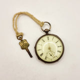 Antique 1866 C. Stening, Hove Silver Pocket Watch.