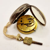 Antique 1866 C. Stening, Hove Silver Pocket Watch.