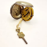 Antique 1866 C. Stening, Hove Silver Pocket Watch.