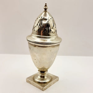 Antique 1912 Charles Boyton and Sons Silver Sugar Sifter.