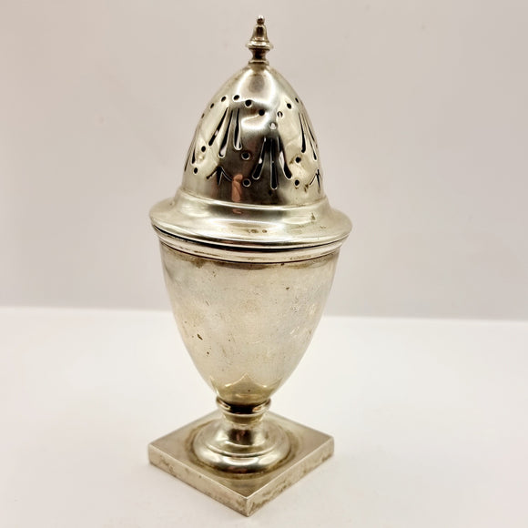 Antique 1912 Charles Boyton and Sons Silver Sugar Sifter.