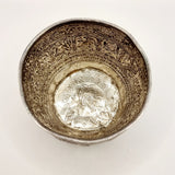 Antique 19th Century Burmese Thabeik Silver Begging Bowl