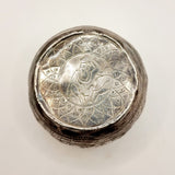 Antique 19th Century Burmese Thabeik Silver Begging Bowl