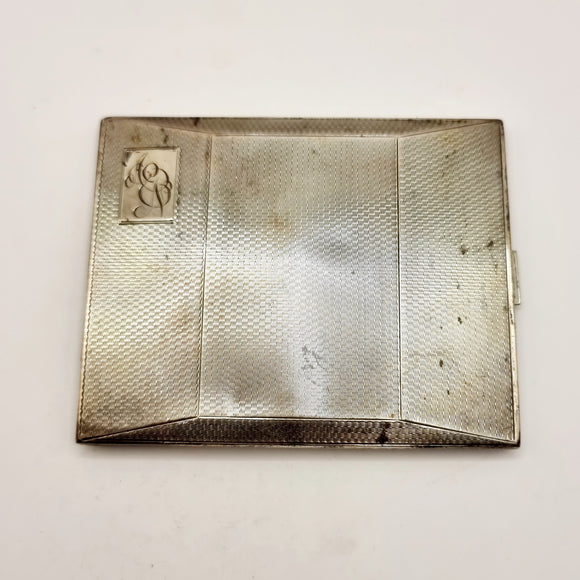 Art Deco 1931 John Henry Wynn Silver Cigarette Case