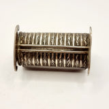 Pair of Silver Cornelius Desormeaux Saunders & James Francis Hollings Cradle Salt Cellars