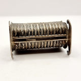 Pair of Silver Cornelius Desormeaux Saunders & James Francis Hollings Cradle Salt Cellars