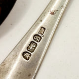 Three Antique Georgian Silver Spoons Exeter 1823, London 1819, 1822.