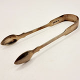 1827 Georgian Silver Sugar Tongs  by John Brydie