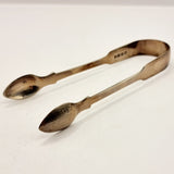 1827 Georgian Silver Sugar Tongs  by John Brydie