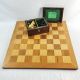 Rare Antique Large Jaques of London Staunton Chessmen Chess Set Over 9cm Tall.