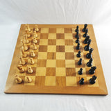 Rare Antique Large Jaques of London Staunton Chessmen Chess Set Over 9cm Tall.