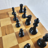 Rare Antique Large Jaques of London Staunton Chessmen Chess Set Over 9cm Tall.