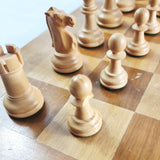 Rare Antique Large Jaques of London Staunton Chessmen Chess Set Over 9cm Tall.