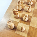 Rare Antique Large Jaques of London Staunton Chessmen Chess Set Over 9cm Tall.