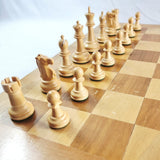 Rare Antique Large Jaques of London Staunton Chessmen Chess Set Over 9cm Tall.
