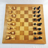 Rare Antique Large Jaques of London Staunton Chessmen Chess Set Over 9cm Tall.